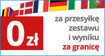0 zł za przesyłkę za granicę