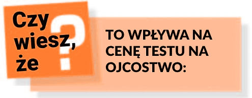 test na ojcostwo cena